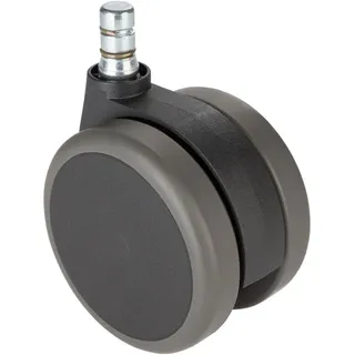 Mid.you Drehstuhlrolle , Grau, Schwarz , Metall, Kunststoff , 5-teilig , 5.2x8.3x7.5 cm , Büromöbel, Bürostühle, Bürostuhl-Ersatzteile & Bodenschutzmatten