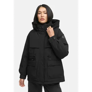 Marikoo Winterjacke »Marikoo Shigaraa Damen Herbst Winter Jacke N096«, schwarz