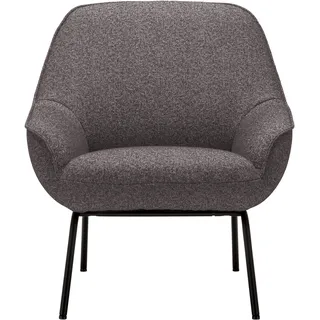 Sessel "Designsessel CR.482 in hochwertiger Detailverarbeitung", lila (purpurviolett, steingrau), B:76cm H:83cm T:83cm, CREATION BY ROLF BENZ, Sessel, Sessel, und tollem Sitzkomfort