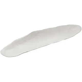 DRW Verlängerter Tischaufsatz aus Aluminium in Weiß, 47 x 14 x 6 cm, ABS und PP, grün, Medidas: 20x17x25 cm