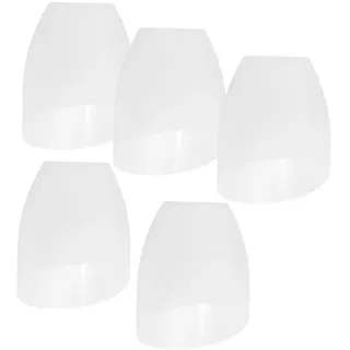 Kisangel 5 Stück Glas Lampenschirm Hufeisenform, Schräges Design mit 42mm | E14 Lampenzubehör, Ersatzverkleidung geeignet für Tischlampen, Schreibtischleuchten & Bürobeleuchtung