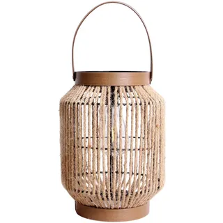 NÄVE Solarleuchte LED H:30cm Ø:22cm 1 Stk. beige