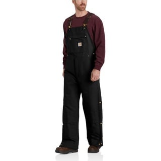 CARHARTT Duck, Latzhose Schwarz - M