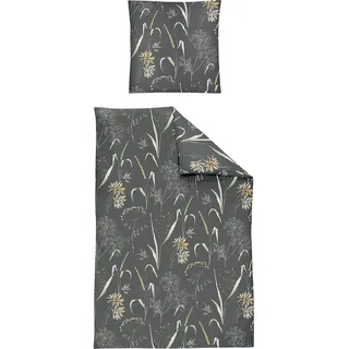 IRISETTE Koala Floral Grau 155 x 220 cm + 80 x 80 cm