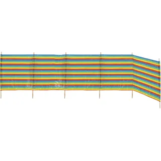Bo-Camp - Windschutz - Atiya - 5-Fächer - PE/Holz - 460x90cm