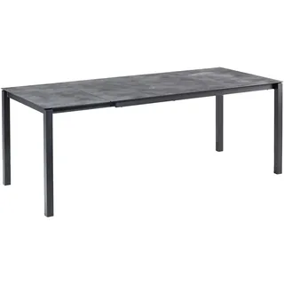 BEST Freizeitmöbel Palazzo Ausziehtisch 120,0/160,0-200,0 x 80,0 x 75,0 cm Anthrazit
