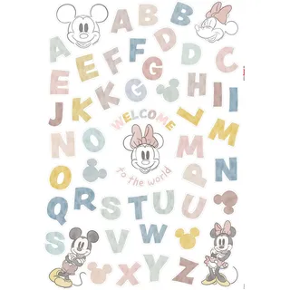 KOMAR Deko-Sticker Mickey Alphabet 50 x 70 cm