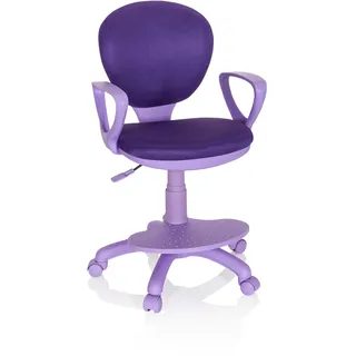 HJH Office Kinderdrehstuhl Stoff Lila