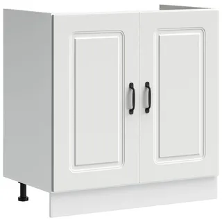 vidaXL Spülenunterschrank Kalmar 80 x 46 x 81,5 cm Weiß