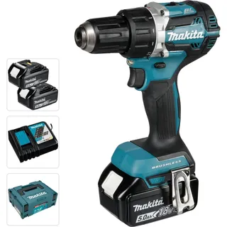 DDF484RT3J inkl. 3 x 5,0 Ah + Makpac