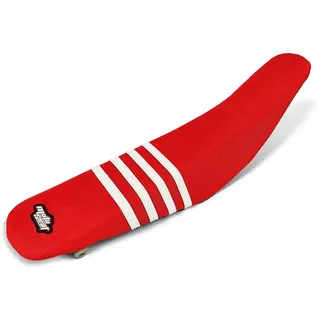 Motoseat Stripes Honda Crf-rx Sitzbezug - White / Red - One Size