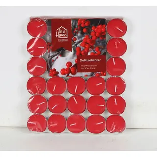 Duft-Teelichter 30er Pack Winterduft Duftkerzen Teelicht Weihnachten Winterduft
