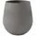 Manufacture Collier taupe, große Vase Carré, 23 cm, Premium Porzellan, Taupe