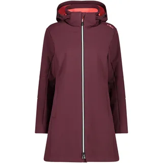 CMP Woman Parka Zip Hood Burgundy - XS