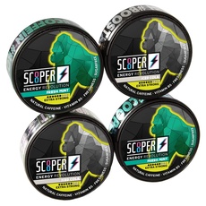 SCOOPER Energy 80mg Hype Box Extra Strong I 2x Iced Cola Extra Strong, 2x Fresh Mint Extra Strong I 4x 7,2g