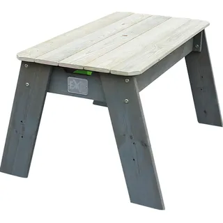 EXIT TOYS Sand- und Wassertisch mit Holz grau