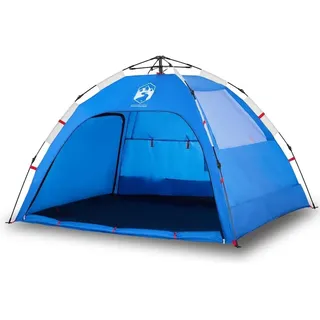 vidaXL Strandzelt 2 Personen Azurblau Quick Release Wasserdicht - Blau