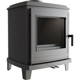 Kratki K11 Gusseisen Kaminofen Schwarz/Abdeckplatte Glas