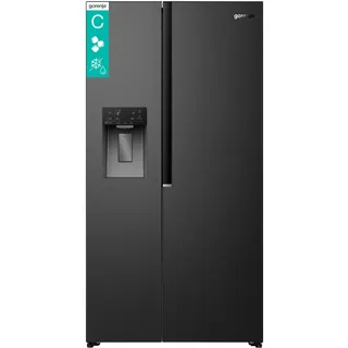 Gorenje NRS917C61 Side-by-Side (528 l, 1786 mm hoch, Schwarz)
