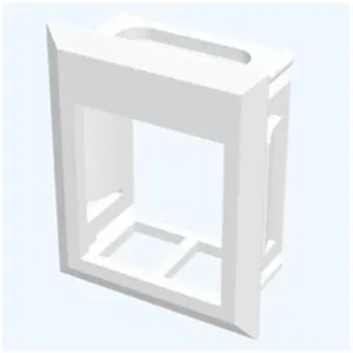 Belden Color frame for keystone white