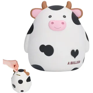 Tier Kinder Spardose Karikatur Lächeln Tier Handbemalt Handwerk Sparschwein Ornamente Kunststoff Sturzfest Sparbüchse Geschenke Niedliche Sparkasse in Tigerform für Jungen und Mädchen, 14x12 cm (#3)