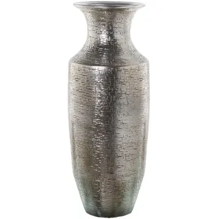 Alexandra House Living Bodenvase Silber Keramik 31 x 31 x 93 cm