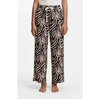HUGO für Damen. 50556937 Animalprint Bedruckte Pyjamahose (L), Heimtextilien, Tierdruck, Modal