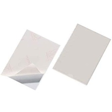 Durable Selbstklebetasche Pocketfix, für Dokumente A6, 26 Stück, transparent, 827619