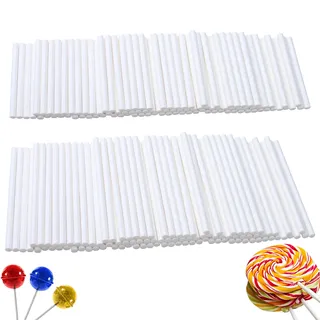 200 Stück Cake Pop Stiele,Cakepop Stiele,100 Stück 10cm Und 100 Stück 15cm Pops Sticks Form Set,Stick,Cake-Pop-Maker-Set,Cake-Pop-Sticks Candy,für Pralinen Desserts Lutscher-Sticks,Lutscherstäbchen