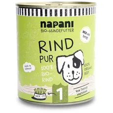 Bild von Bio-Dosenfutter für Hunde, Rind pur 800 g