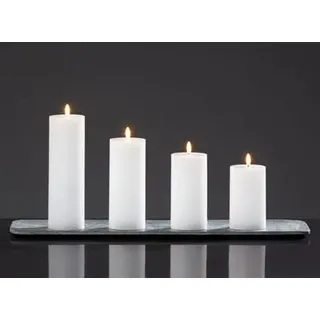 Kaheku LED Kerze Flaca Weiss 10 Ø 27h