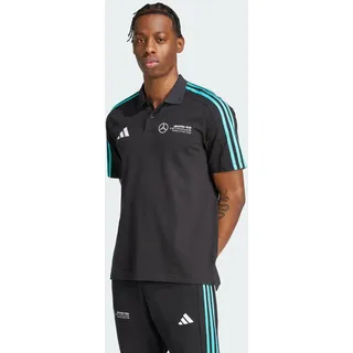 adidas MERCEDES - AMG PETRONAS FORMULA ONE TEAM DNA POLOSHIRT schwarz|weiß S
