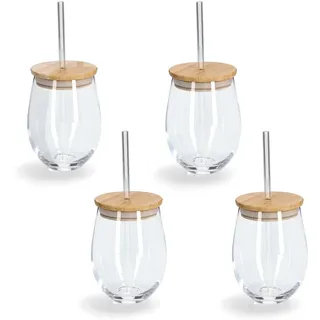 Zeller Gläser-Set 4-teilig 500 ml Transparent