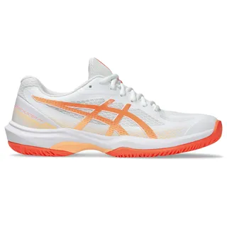 Asics COURT HUNTER FF", Damen, Indoorschuh weiß, 40, - Weiß, Orange