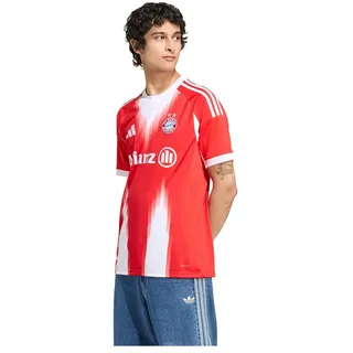 Adidas Fc Bayern 25/26 Women ́s Team Heim Kurzarm-t-shirt - Red - XS