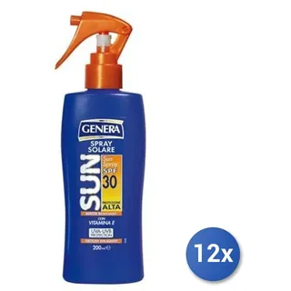 12x Bundle Genera Sun Spray Fp 30 ML 200