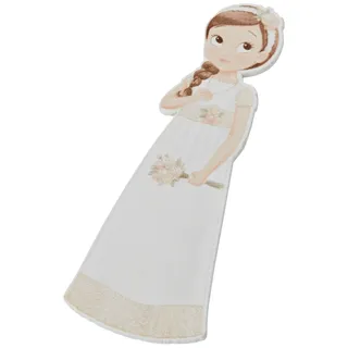 Mopec W9690 Figur 2D Aufkleber für Mädchen, romantische Kommunion, 11 cm, 6 Stück, Holz, mehrfarbig, Einheitsgröße