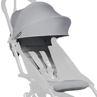 BABYZEN YOYO 6+ Textilset, Stone - Nur Textilset: Sitzpolster, farbgleichen Verdecken und Reißverschlusstasche hinten - YOYO2 Kinderwagengestell erforderlich (separat erhältlich)