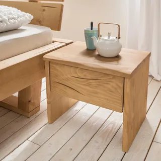 Home Affaire »Ultima Balkenbett Doppelbett, Füße mit Kufenform« Massivholz, Skandinavisches Design, Robust, stabil, FSC zertifiziert,