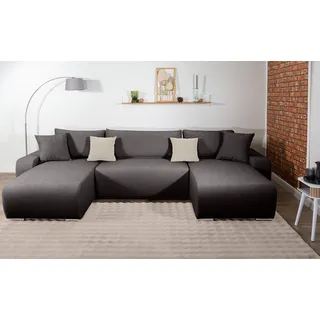 Collection AB »Paola U-Form, Breite 314 cm« Wohnlandschaft,2 Ottomane,Bonnelfederkern,Rückenkissen