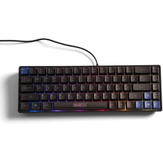 Celly, Ghost-Tastatur mit Draht, Linie Sparco, Gaming-Tastatur, US-Layout, Rainbow-Hintergrundbeleuchtung, Anti-Ghosting-Modus, RGB-Lichter mit 12 Beleuchtungsmodi, Plug & Play