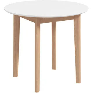 Homcom Ø 75 cm weiß