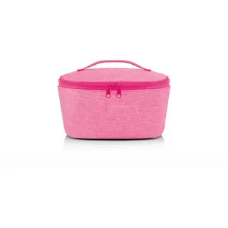 Reisenthel coolerbag S Pocket Kühltasche mit Obermaterial aus recycelten PET-Flaschen Ideal für das Mittagessen unterwegs, Couleur:Twist pink