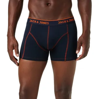 JACK & JONES Herren Boxershort JACSIMPLE TRUNKS Blau L