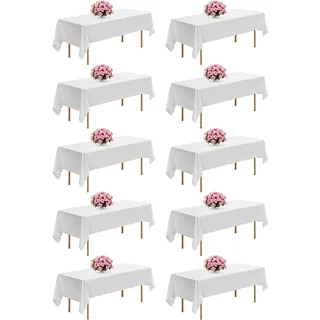 Vevor Tischdecke 10 x 152,4 x 259,1 cm Weiß