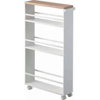 Yamazaki 3627, Weiß, Stahl, Holz, 3 Regale, 2 kg, 3 kg, 6 kg - Weiß