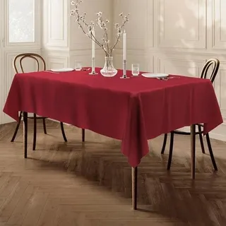 Rechteckiges Stofftischläppchen 140x180cm 55"x70" Dunkelrot Bordeaux
