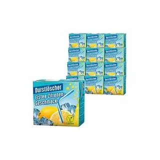 DURSTLÖSCHER Eistee Zitrone Fruchtsaftgetränk 12x 0,5 l