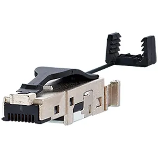 Metz E-DAT Industry RJ45 field plug schwarz IP20