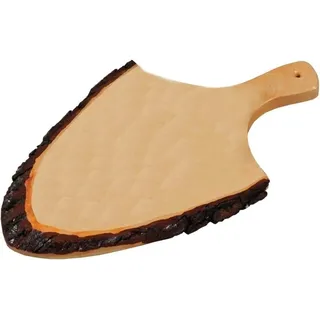 KESPER Rinden-Servierbrett Holz 1 30-35 x 18 x 2 cm Braun